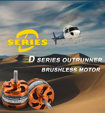 FLASH HOBBY D3530 1400KV Brushless Motor Fixed Wing Outrunner Motor RC Electric Motor for RC Airplane RC Plane Helicopter & UAV - size: 1400KV