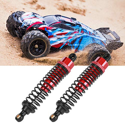 Shock Struts Damper, 2 Pcs Front Rear Shocks Damping Metal RC Car Upgrades Part Absorbers Oil Damper for 1/10 Flat RC Racing Car (85MM) - size: 85MM