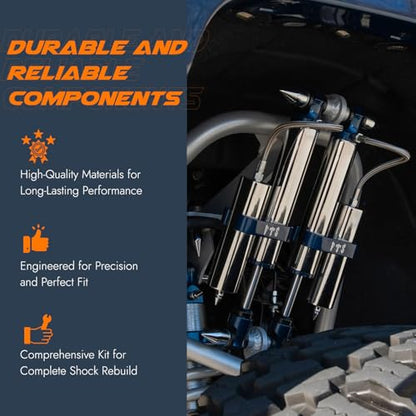 Fox 2.5 Shock Seal Kit – Rebuild Kit for 5/8" & .875" Shaft Shocks – Compatible with Factory & Performance Series – Complete Seal Replacement Kit by Baja Racing Supply.