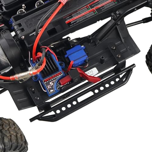 TRX4 Side Pedal Metal Step Foot-Plate Pedal Running Board Compatible with Traxxas TRX-4 Defender Bronco1/10 RC Crawler Car Body Shell Accessories