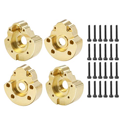 Heavy Brass Outer Portal Drive Housing 65g for 1/10 Redcat GEN8 RC Car(4PCS) - size: 4PCS