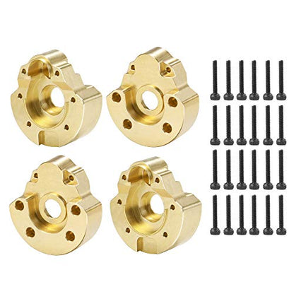 Heavy Brass Outer Portal Drive Housing 65g for 1/10 Redcat GEN8 RC Car(4PCS) - size: 4PCS