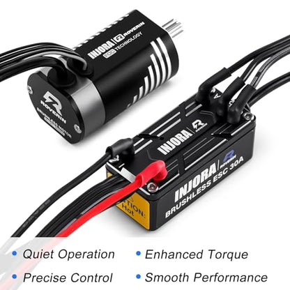 INJORA Roverin M30 G2 FOC Sensored Brushless ESC & Motor for TRX4M Ascent18