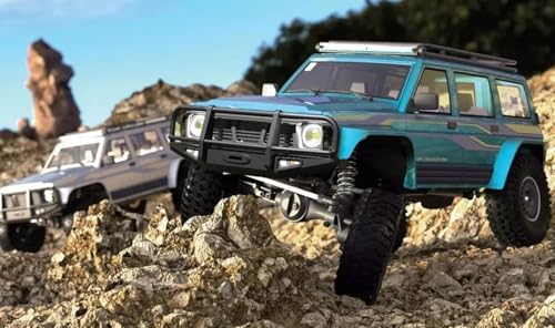 YIKONG YK4107 1/10 4WD RC Rock Crawler Two Speed Differential Lock LCG Chassis Tank Turn RC Car LED Lights Off-Road Climbing Truck
