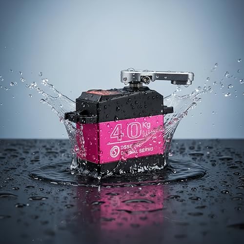 DS3240 40KG Waterproof Full Metal Gear 270 Degree Digital Servo 6V with 25T Servo Arm for 1/8 1/10 RC Car Crawler Truck Mechanical Arm - style: 40kg（270°）