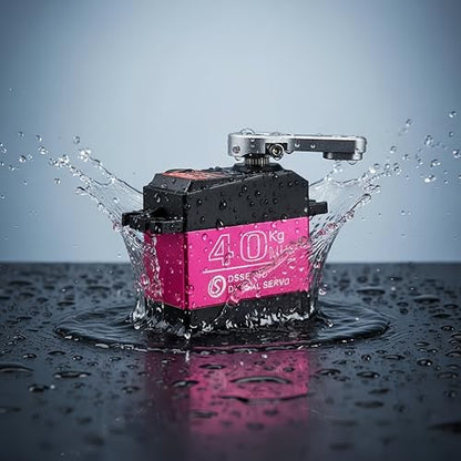 DS3240 40KG Waterproof Full Metal Gear 270 Degree Digital Servo 6V with 25T Servo Arm for 1/8 1/10 RC Car Crawler Truck Mechanical Arm - style: 40kg（270°）