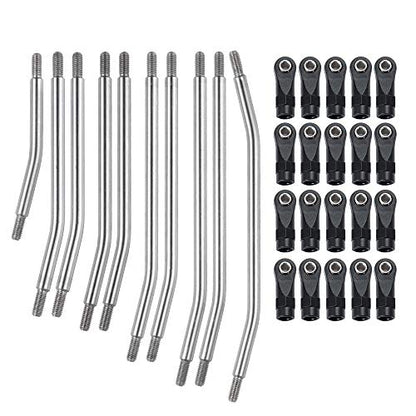 SWX Steering Rod 324mm for 1/10 Axial SCX10 RC Crawler Upgrade | Steering Rod, 324mm Length, Tie Rod, Axial SCX10, 1/10 Crawler