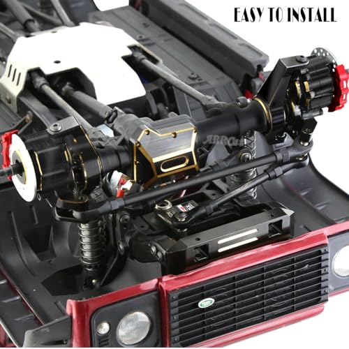Brass Caster Blocks Protal Drive C Hub Carrier Upgrades Part for TRX-4/TRX-6 Crawler RC Car,ARRCat Brass Caster Blocks Protal Drive C Hub Carrier,Black