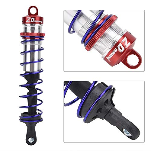 Tbest RC Car Shock Damper, 4pcs Metal Oil Pressure Adjustable Front and Rear for 1/8 RC Car