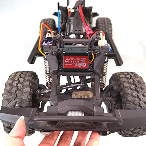 2Pack 20KG High Torque RC Servo, Servo Motor 7.4V Waterproof Digital Servo High Torque Full Metal Gear, Aluminum Case, Control Angle 180° for 1/8 1/10 RC Cars, TRAXXS x4, Baja, RC4WD, GTR and More