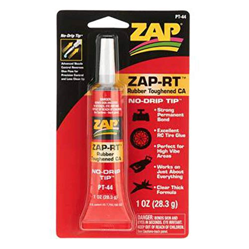 Pacer Technology (Zap) Pacer Technology (Zap) ZAP RT Rubber Tough Adhesives, 1 oz