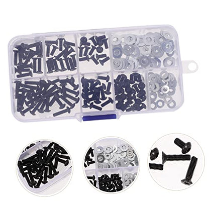GLEAVI 1set Remote Screws Assortment Kit Gaskets and Screws for Rc Crawler Off-Road Vehicles Lightweight and Easy to Install for Repairs and Maintenance