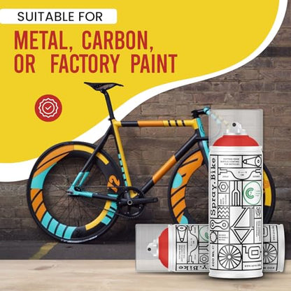 Spray.Bike Spray Paint - Coventry Red (Vibrant Red) | Designed Mainly for Bicycles | Multi-Use Acrylic Spray Paint for Metal, Plastic | High Coverage Bike Paint, 400ml - color: Coventry Red