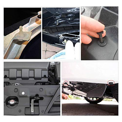GOOACC - GRC-34 Push Bumper Fastener Rivet Clips with 18 Most Popular Sizes Auto Push Pin Rivets for Benz, BMW, Toyota, Honda, Subaru, Nissan, Mazda etc - color: 360Pcs Clips + Remover