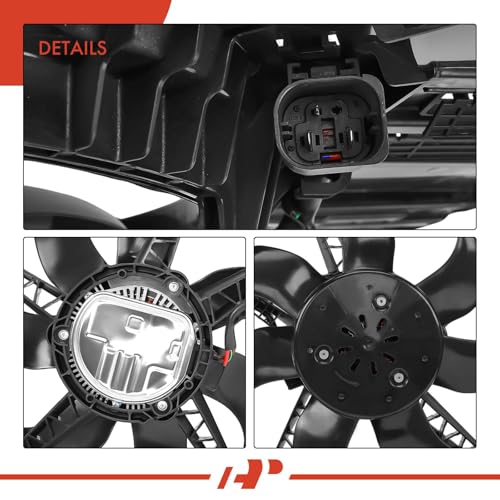 A-Premium Engine Radiator Cooling Fan Assembly with Brushless Motor | Compatible with Select Mini Models - Cooper Countryman 2018 2019 2020 2021 2022 2023 2.0L