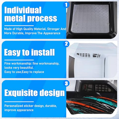HBX 16889 16889A 16890 16890A SG1601 SG1602 RC Car Body Shell and Sticker B004-INV 1/16 RC Car Parts Accessories A - size: A