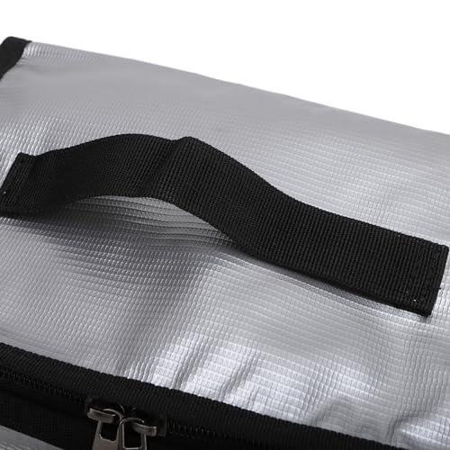 Fireproof Lipo Battery Bag with Hook and Loop Closure, Professional Storage for Safe Charging and Travel