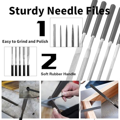 24Pcs 3D Printer Tools Kit, 3D Printer Accessories Removal Tools Includes Nozzle Cleaning Kit, Putty Knife Scraper, Brushes, Tweezers, Diamond Files for 3D Prints Cleaning Finishing - style: 24 Pcs