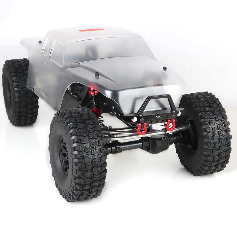 KYX Racing CNC Machined Aluminum Front Bumper Upgrades Parts Accessories for 1/10 RC Crawler Car Axial SCX10 PRO