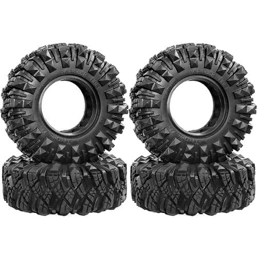 STMU 1.9 RC Crawler Tires 4.33 Inch OD Foam Inserts for Traxxas TRX4 Axial SCX10 SCX10 II III RBX10 Redcat Gen 8 (1.9) - color: 1.9