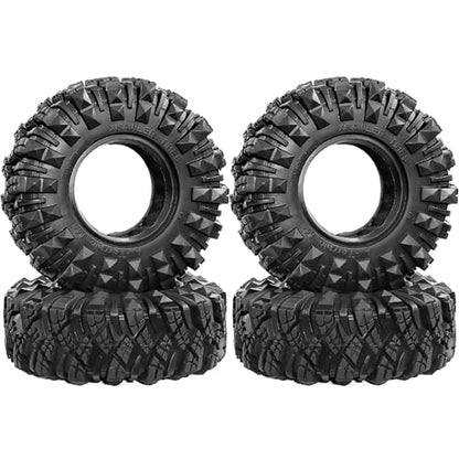 STMU 1.9 RC Crawler Tires 4.33 Inch OD Foam Inserts for Traxxas TRX4 Axial SCX10 SCX10 II III RBX10 Redcat Gen 8 (1.9) - color: 1.9