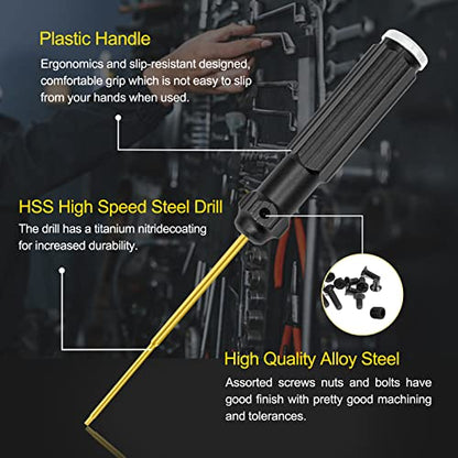 OGRC Screw Set SCX24 Tool Kit 1/24 Repair Tools with 3 PCS Hex Screwdriver | Include: 0.05" Hex Screwdriver , 1.5mm Hex Nut Drivers and 4mm Screwdrivers