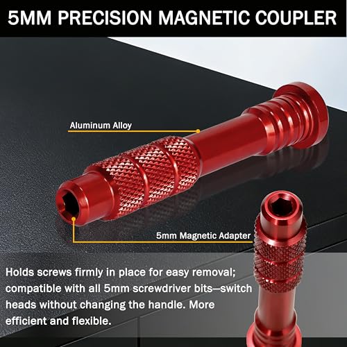RC Screwdriver Set 11-in-1 Precision Repair Kit | Hex 0.9-2.0mm, T5/T6, PH0/PH1, Slotted 2.0, for RC Cars, SCX24, TRX4M, FPV drones