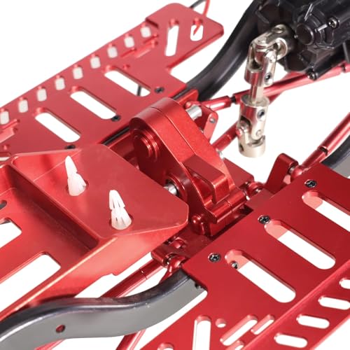 for MN for MN128 MN86 MN86S G500 1/12 Medium Wave Box Assembly Metal Upgrade Parts Remote Control Rc Crawler Car Accessories RC Car Repair Kit(Red) - color: Red