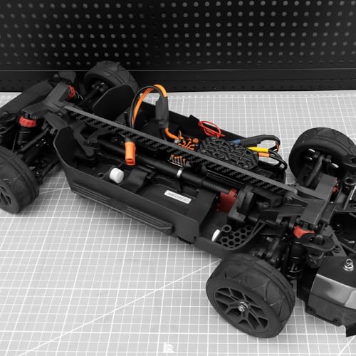 RCHUBAM Carbon Fiber Center Chassis Brace Bar for 1/8 Arrma Vendetta 3S BLX | Center Chassis Brace RC Buggy On-Road Car Truck Upgrade Part