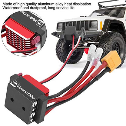 VBESTLIFE 360A Electronic Speed Controller RC Crawler Car Bidirectional Brushed ESC (T-Plug) - size: T-plug