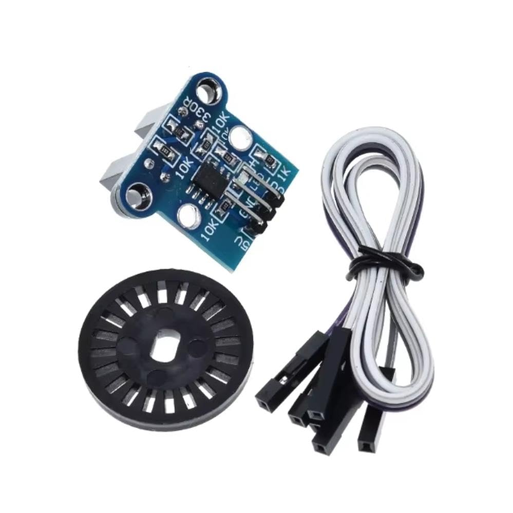 Components HC-020K 4.5V-5.5V 4WD Cart Speed Measurement Dual Speed Measurement with Disc Encoder