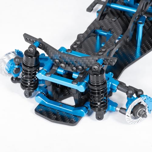 Alloy & Carbon RC Chassis Frame Kit Upgrades | For 1/10 Sakura D5 Mini+MR, RC Flat Road Drift Car