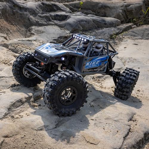 Axial RC Truck UTB18 Capra 4WS 1/18th 4x4 RTR (Comes with Everything Needed to Run), Blue, AXI-1750T1 - color: Blue