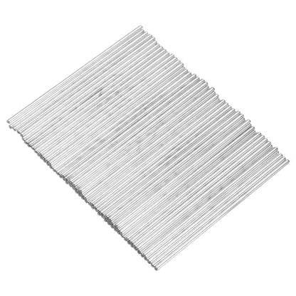 MECCANIXITY 80pcs 2mmx80mm Toys Shaft Round Rod Axles Drive Shaft for DIY RC Car Truck Boat Helicopter Model Part, Silver - size: 2mmx80mm