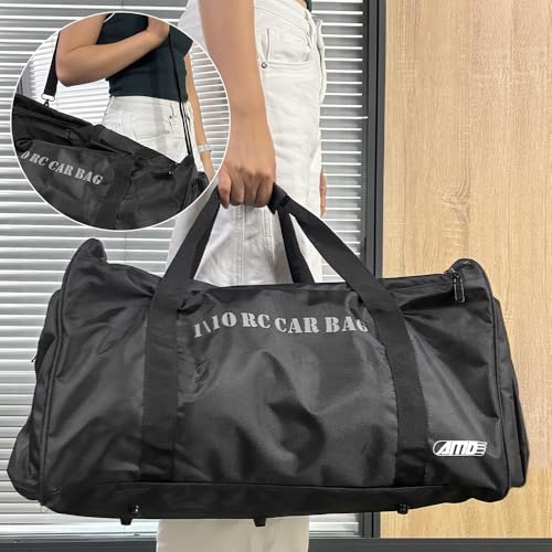 GLOBACT RC Car Bag with Bottom Partition for 1/8 1/10 RC Crawler Truck Car
