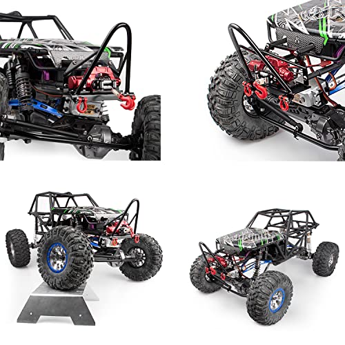 LCX Racing 1/10th RC Crawler Car Metal Front Bumper for RC Car Axial Wraith 90018 90020 90031, Upgrades Parts Accessories