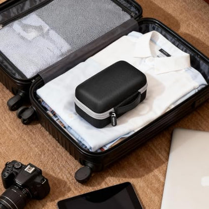 Power Bank Case for Anker Prime 26250/27650/25000/20100mAh/737,Black | Hard Fabric Shell, Splash-proof; Velcro Adjustable Divider + Mesh Zip Pocket,Handle,for Travel, Commute, Outdoor,Box Only - style: For Power Bank Only