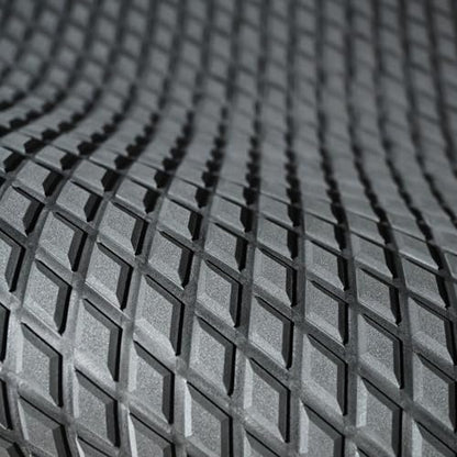 98.4"X43.31" Boat Flooring Self-Adhesive EVA Foam Boat Decking Marine Yacht RV Pool Non-Skid - color: Dark gray and black