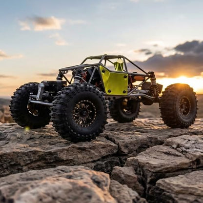 furitek Limited Edition Titan Buggy 18 – RTR Titanium Gold Edition w/Active Pro 4WS & Micro Tesla DigiBoard - Remote Control Car RC Cars for Adults (Gold) - color: Gold