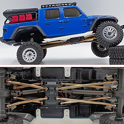 SWX Aluminum Suspension Links for SCX24 1/24 Bronze Crawler | Aluminum Suspension Links, Bronze, SCX24, 1/24 Crawler, Upgrade - color: Bronze