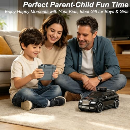 4.3" HD Screen FPV RC Car with Camera with 270° Rotatable Camera Up & Down | 1:20 Drift & Racing RC Cars 4 Wheel with 1080P, Dual Tires, Real Time Video Photos with 8GB TF Card, Gift for Kids Adults