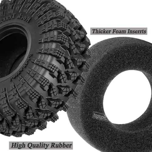 1.9 RC Wheels for 1/10 SCX10 SCX10II SCX10III 90046 TRX4 D90.Aluminium RC Truck Tires Highway Tires 1.9" RC Wheels and Tires 1.9 Beadlock Wheel Rim RC Tires,Colour - color: Colour（for 1/10）