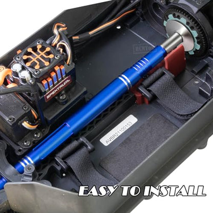 Aluminum RC Center Slider Driveshaft Upgrades Part for 1/10 Kraton 4x4 4S V2 BLX,Outcast 4x4 4S V2 BLX,Center Slider CVD Hops Up,Navy Blue - color: Navy Blue - Parts