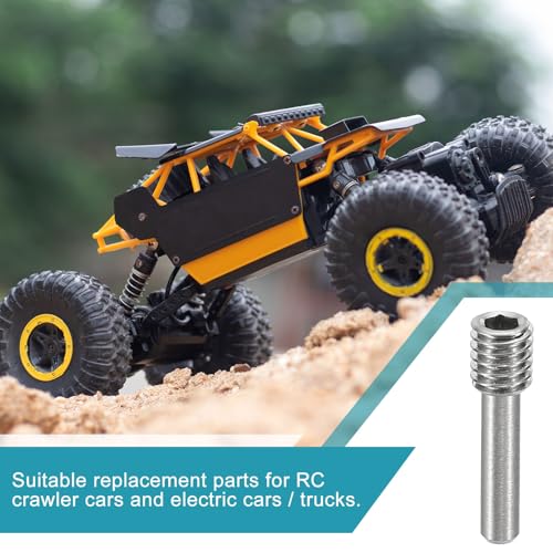 MECCANIXITY 5 Pack Driveshaft Screw Pins, M4x15x4.5mm Universal Stainless Steel Drive Shaft Screw Pins, RC Car Repair Parts for Electric Car/Truck Replacement - size: M4x15x4.5mm