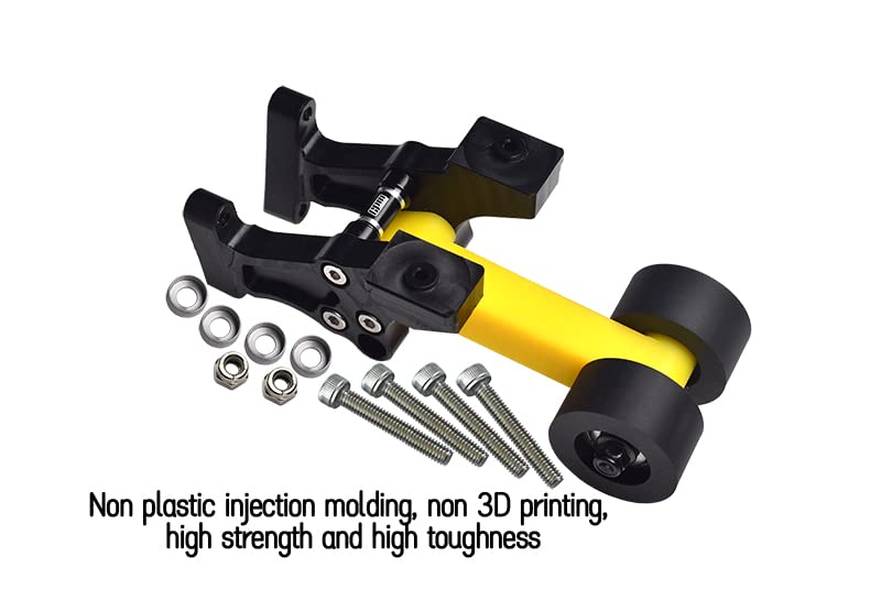GPM Rc Cars Upgrades Special Material Rear Wing Mount with Wheelie Set for 1/8 4WD Sledge Monster Truck (95076-4)