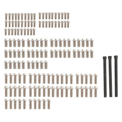 RC Wheel Hub Screws Premium Stainless Steel High Hardness Anti RC Car Wheel Rim Screw Kit with Wrench for 1/8 1/10 1/12 1/16 Scale M2 M2.5 M3 Specifications