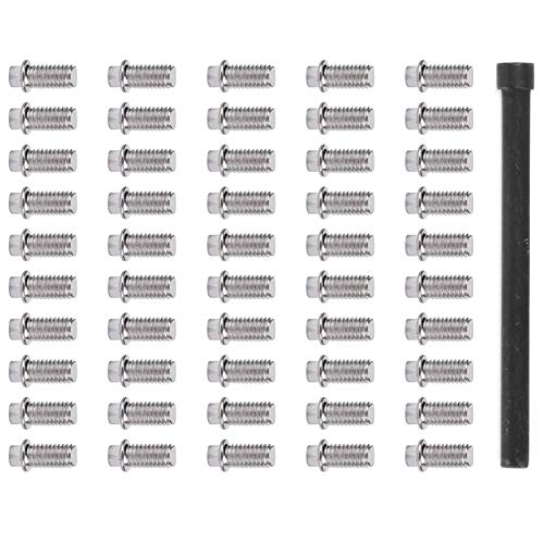 RC Screw Kit, Durable Stainless Steel M3 Screws, 50Pcs Beadlock Wheel Fasteners for RC Enthusiasts Off-Road Crawling and Maintenance