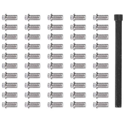 RC Screw Kit, Durable Stainless Steel M3 Screws, 50Pcs Beadlock Wheel Fasteners for RC Enthusiasts Off-Road Crawling and Maintenance