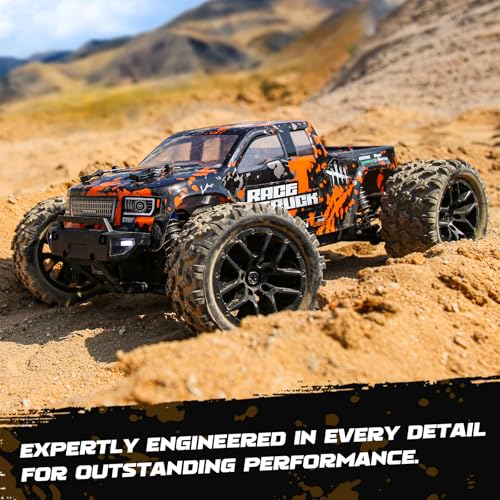 HAIBOXING 18859 1:18 Scale RC Monster Truck 36km/h Speed, 4X4 Off Road Cars | Remote Control Waterproof Electric Powered RC Cars, All Terrain Toys Vehicles with 2 Batteries, Xmas Gifts for Kid and Adults - style: 1/18 Truck