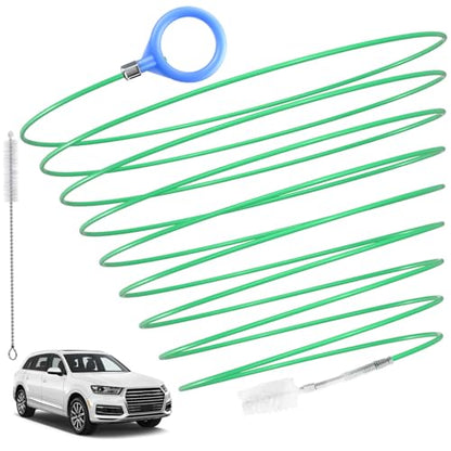 Auto Sunroof Drain Cleaning Tool, 196 Inch Flexible Tube Cleaning Brush | , Flexible Drain Brush Extra Long Pipe Cleaners for Car, Car Sunroof Drain Hole Cleaner for Drains, Sewers, Windshields - size: 196 Inch